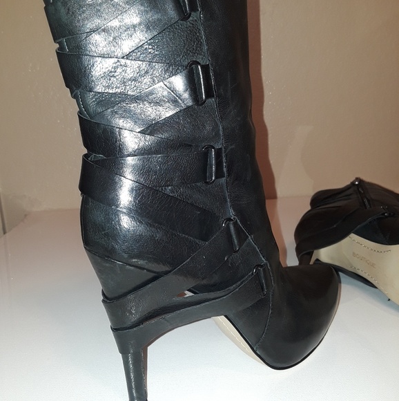 Great soft leather Boutique 9 boots, zs 10 - Picture 2 of 4